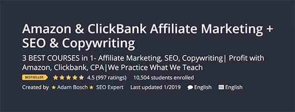 Amazon & ClickBank Affiliate Marketing + SEO & Copywriting​