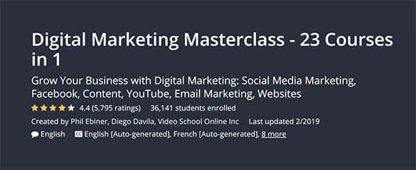 Digital Marketing Masterclass - 23 Courses in 1