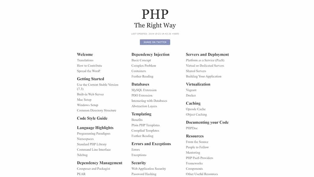 PHP the right way