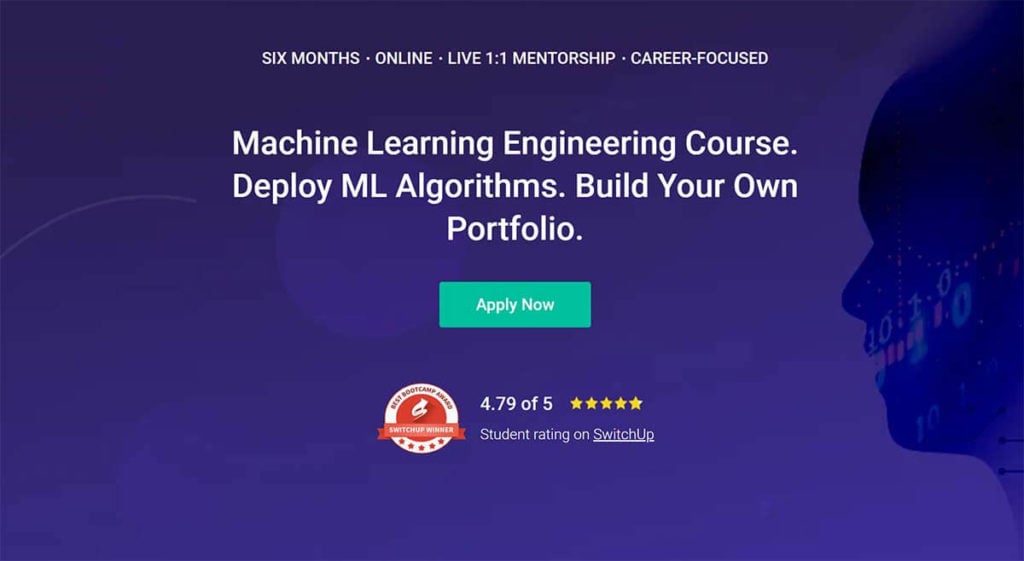 Carrera de ingeniería de inteligencia artificial y aprendizaje automático (trampolín)