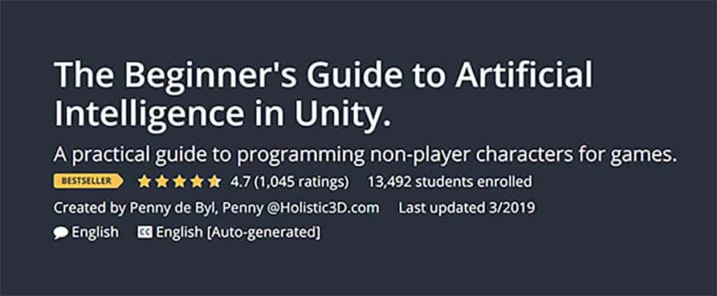 La guía para principiantes de la inteligencia artificial en Unity (Udemy)