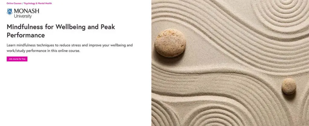 Best for Beginners: Mindfulness for Well-being and Peak Performance (Futurelearn)