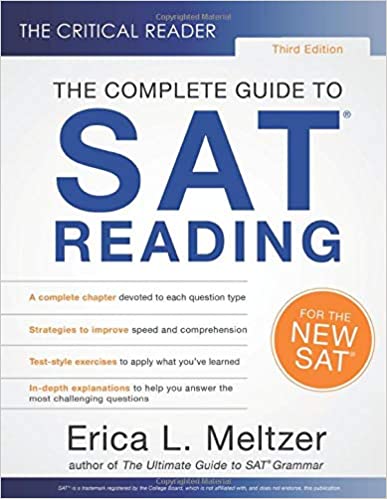 Best SAT Reading Prep Book: "The Complete Guide to SAT Reading (3rd edition)" by Erica L. Meltzer