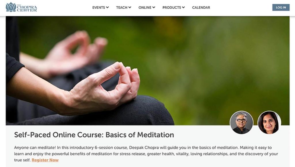 Best Overall: Basics of Meditation: Mindful Meditation with Deepak Chopra (The Chopra Foundation)