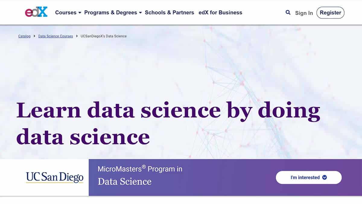 Data Science MicroMasters (edX)