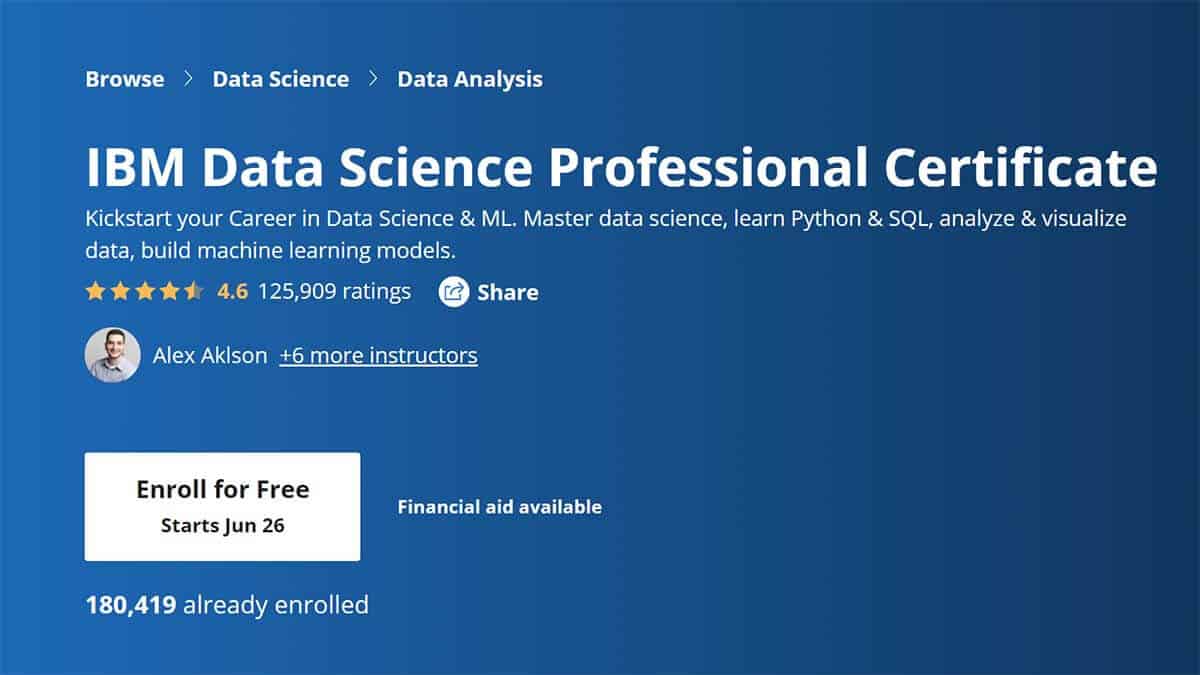 The 11 Best Data Science Courses For 2021 E Student