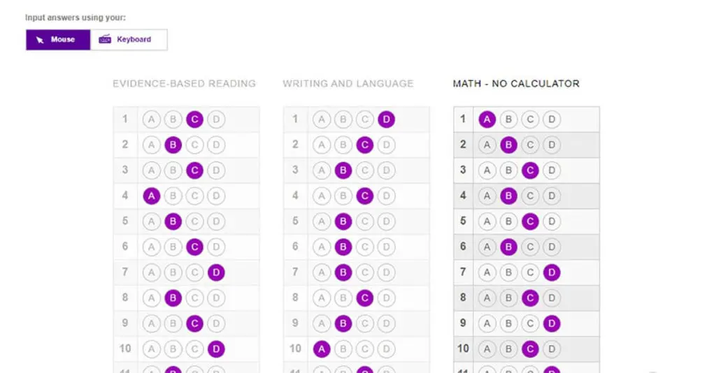 Kaplan Diagnostic Practice Test