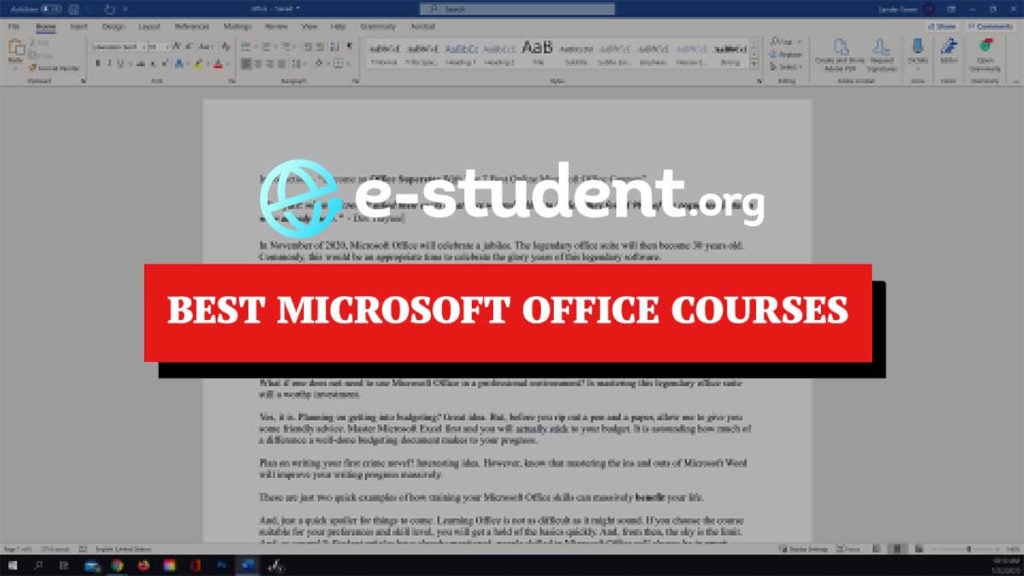 The 10 Best Microsoft Office Courses Available Online in 2023 EStudent