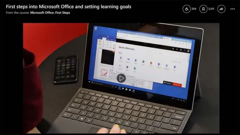 Microsoft Office: First Steps (LinkedIn Learning)