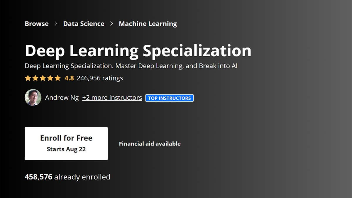 Deep Learning (Coursera x deeplearning.ai)