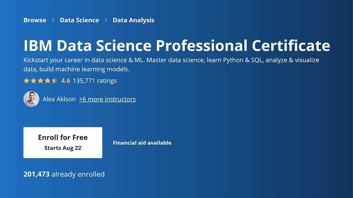IBM Data Science (Coursera x IBM)