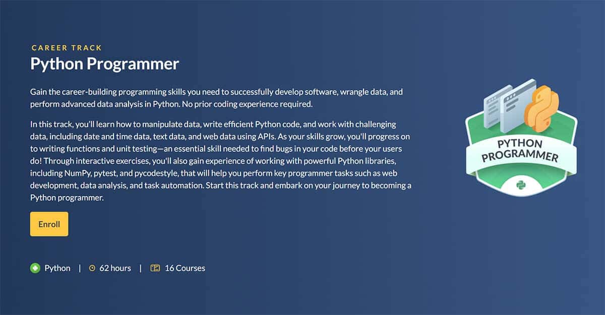 Python Programmer (DataCamp)
