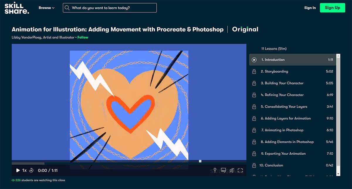 Best for Animation: Animation for Illustration: Adding Movement with Procreate and Photoshop