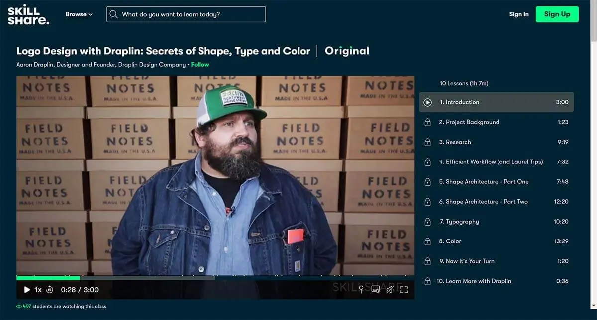 Best for Logo Design: Logo Design with Draplin: Secrets of Shape, Type, and Color