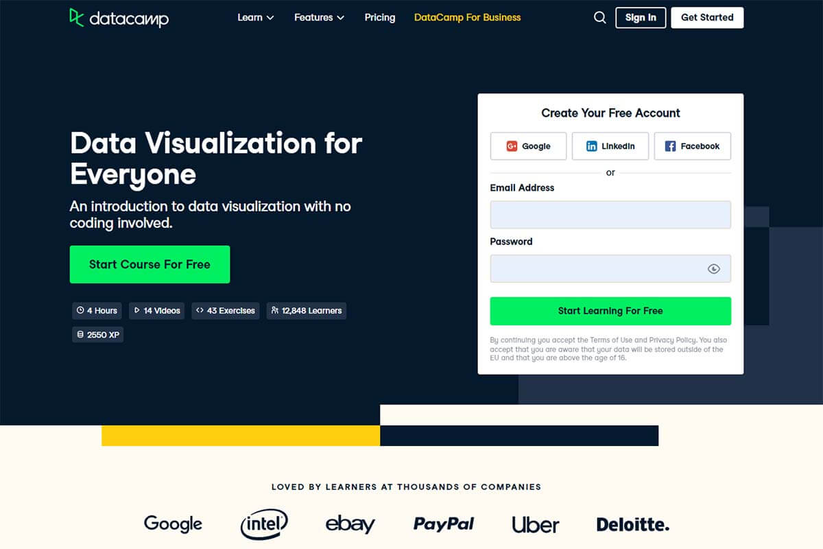 Data Visualization for Everyone (DataCamp)