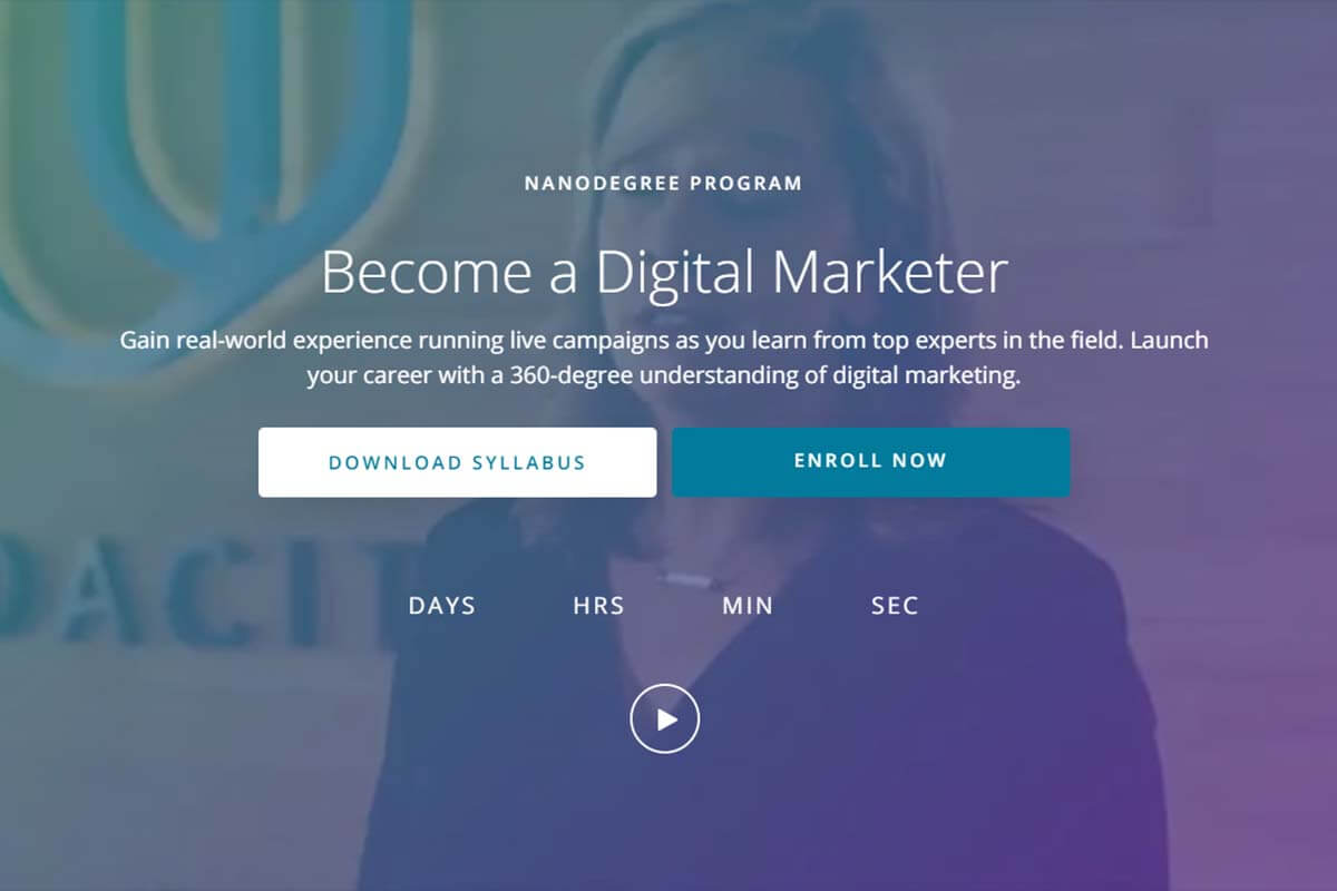 Digital Marketing Nanodegree