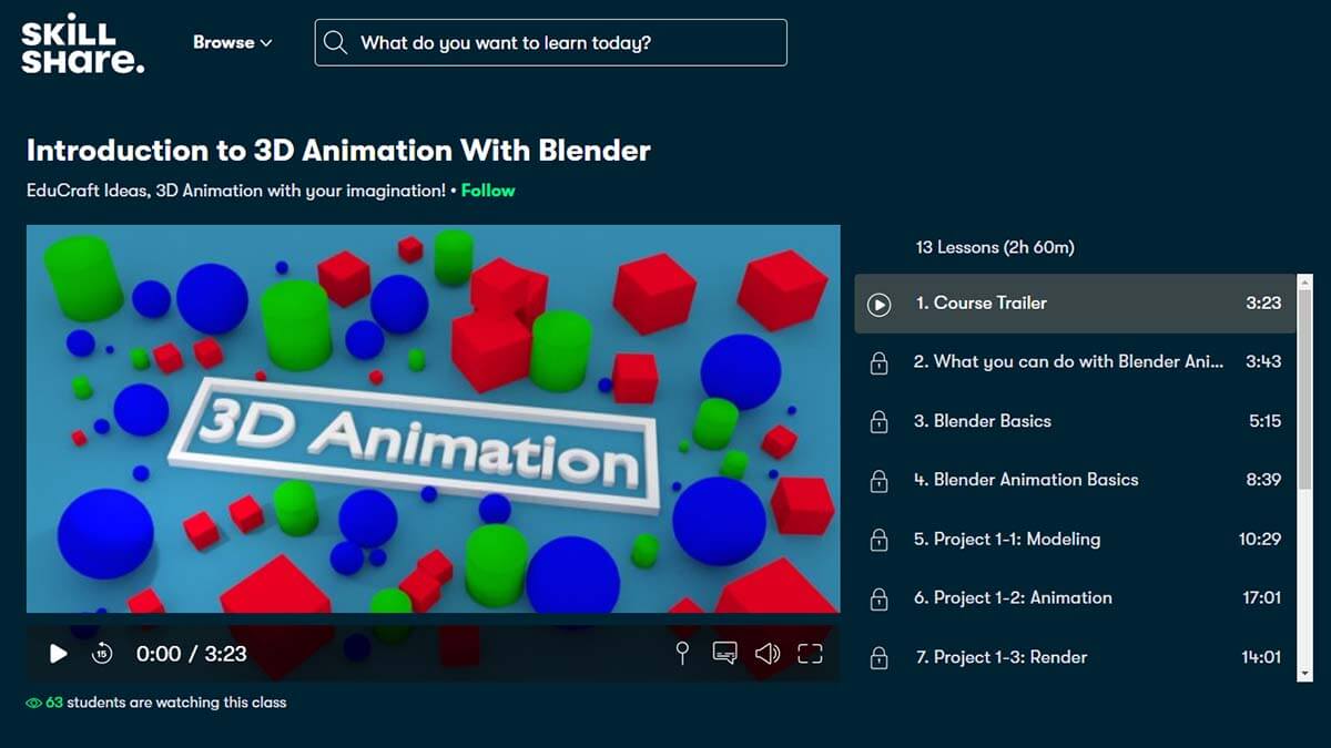 Best for Animations: Introduction to 3D Animation With Blender​