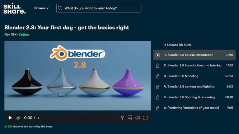 blender beginner course