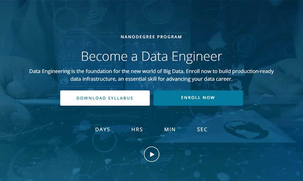 Best Overall: Data Engineering Nanodegree (Udacity)