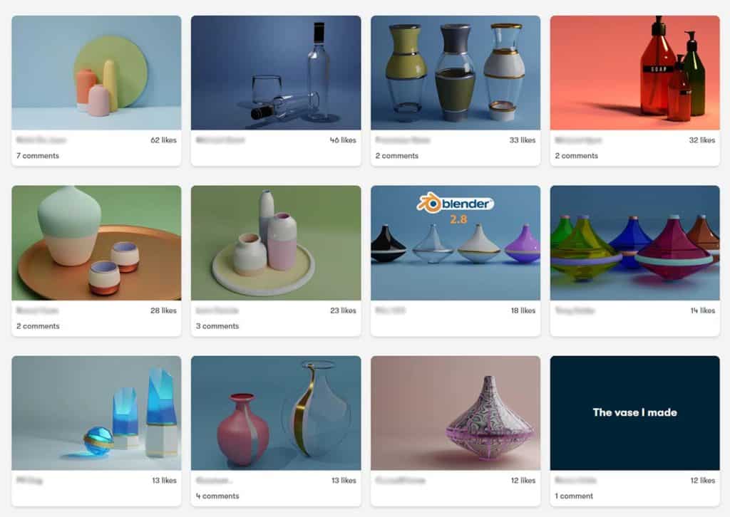 Class projects for "Blender 2.8: Your first day - get the basics right​"