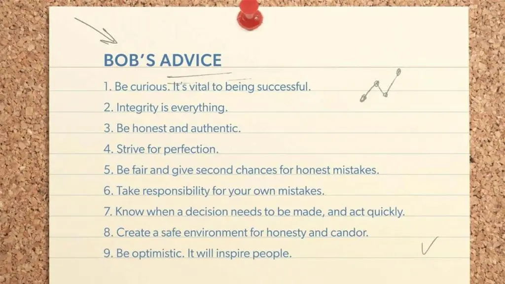 Bob Iger sharing business advice in his MasterClass