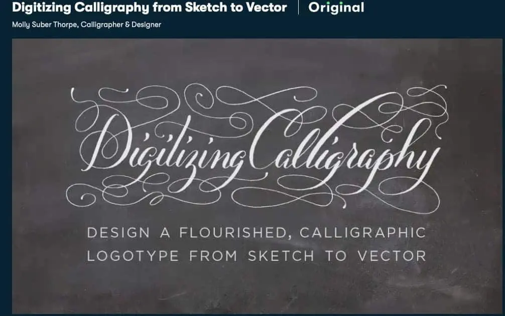 Digitizing Calligraphy from Sketch to Vector
