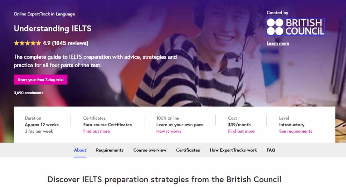 Understanding IELTS (FutureLearn)