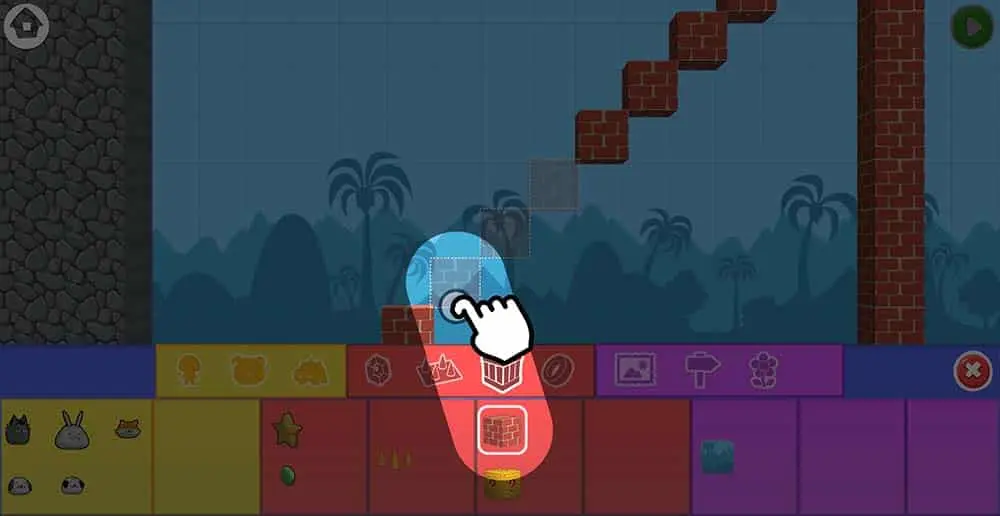 An example of the "Create a Game" mode