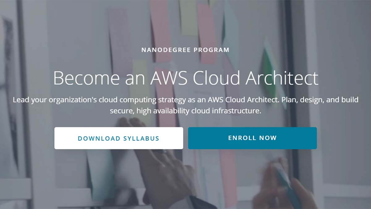 Best for AWS: AWS Cloud Architect Nanodegree (Udacity)
