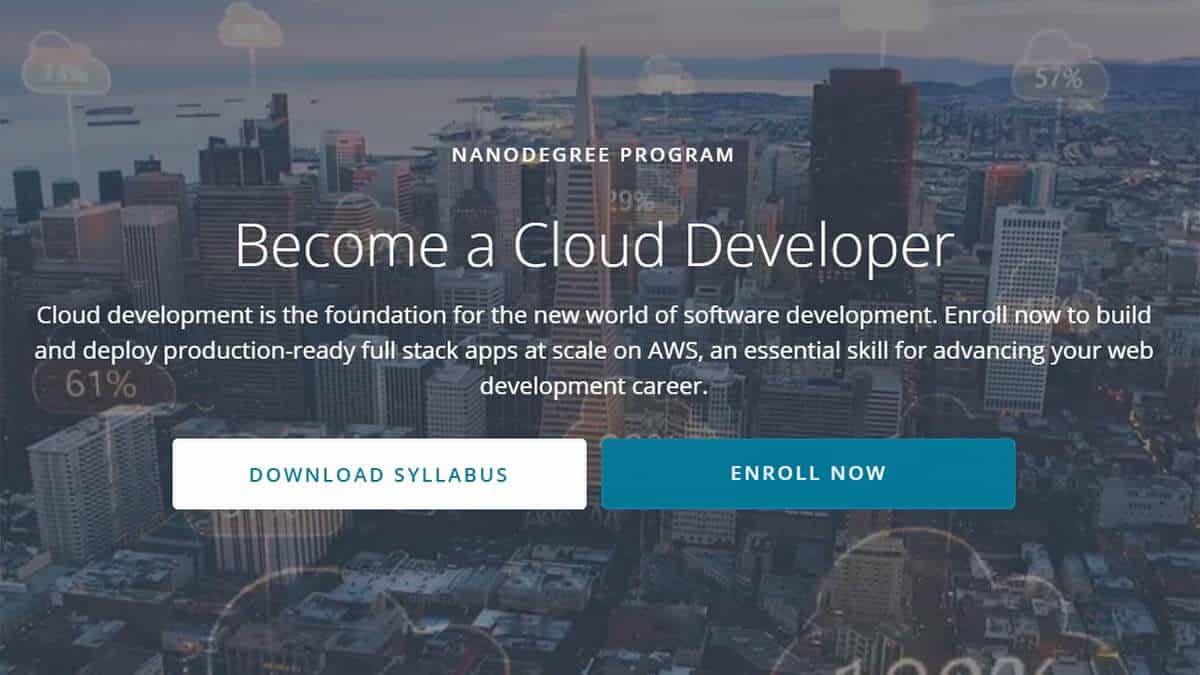 Best Overall: Cloud Developer Nanodegree (Udacity)