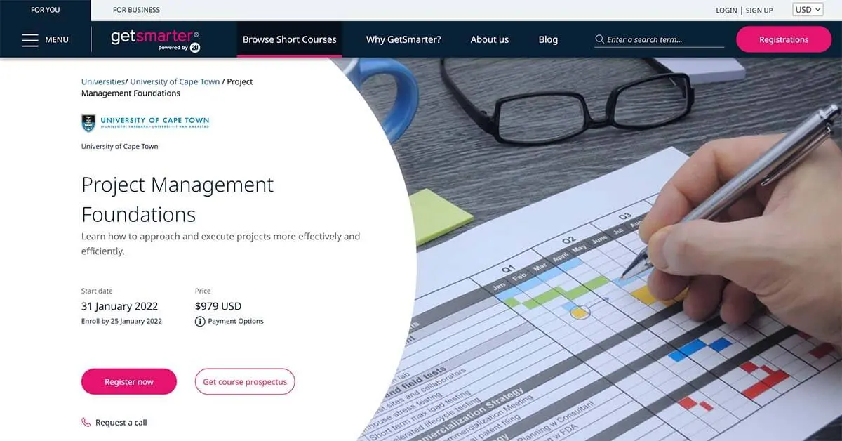 4. Project Management Foundations (University of Cape Town)