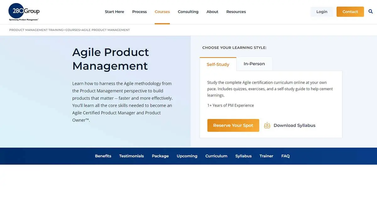 Agile Product Management (280 Group)