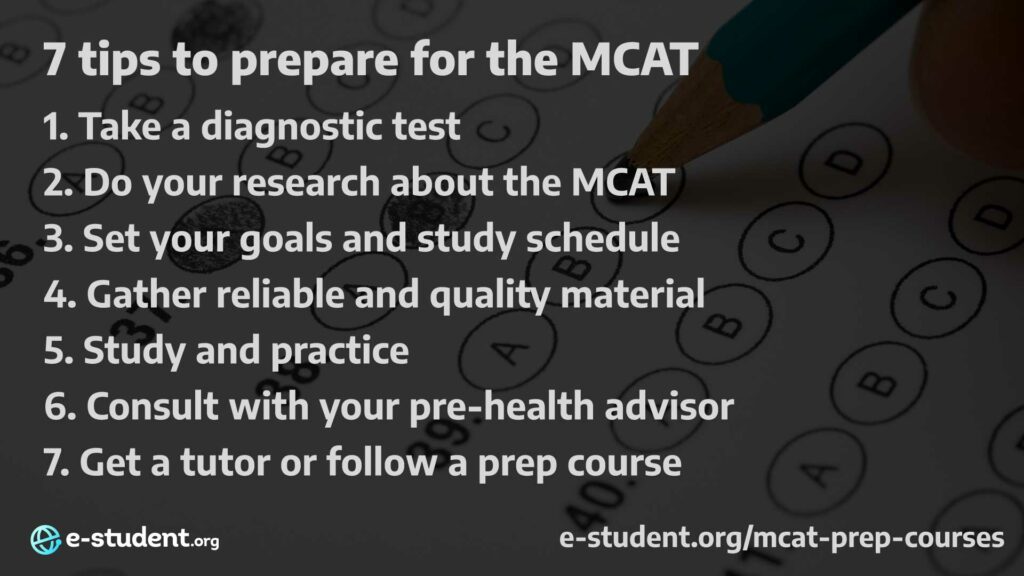7 tips for how to prepare for the MCAT