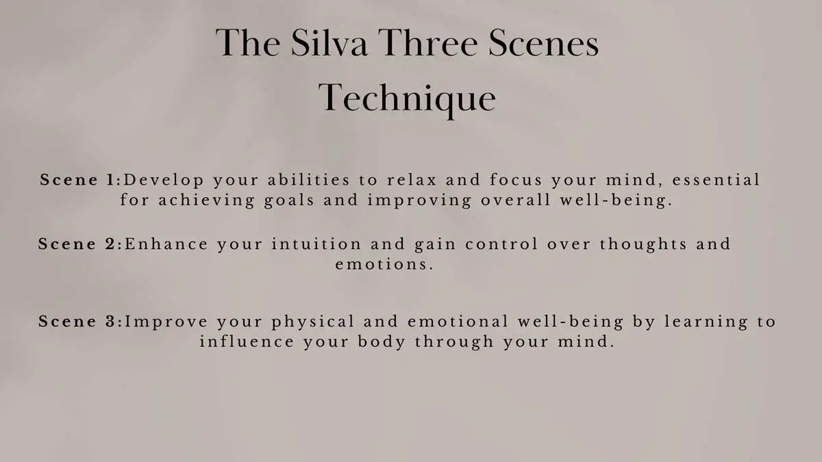 Outline of the Three Scenes Technique