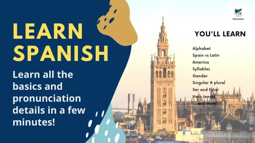 A banner for Glossika Spanish