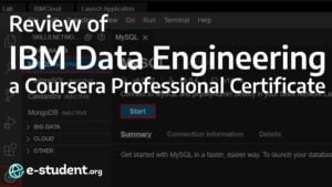 Review of IBM Data Engineering Professional Certificate on Coursera