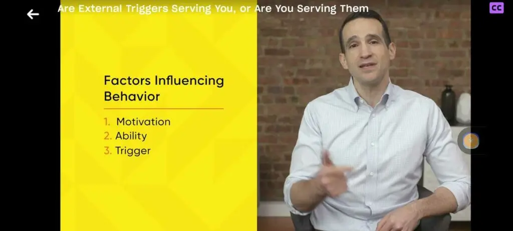 Slide on factors influencing behavior