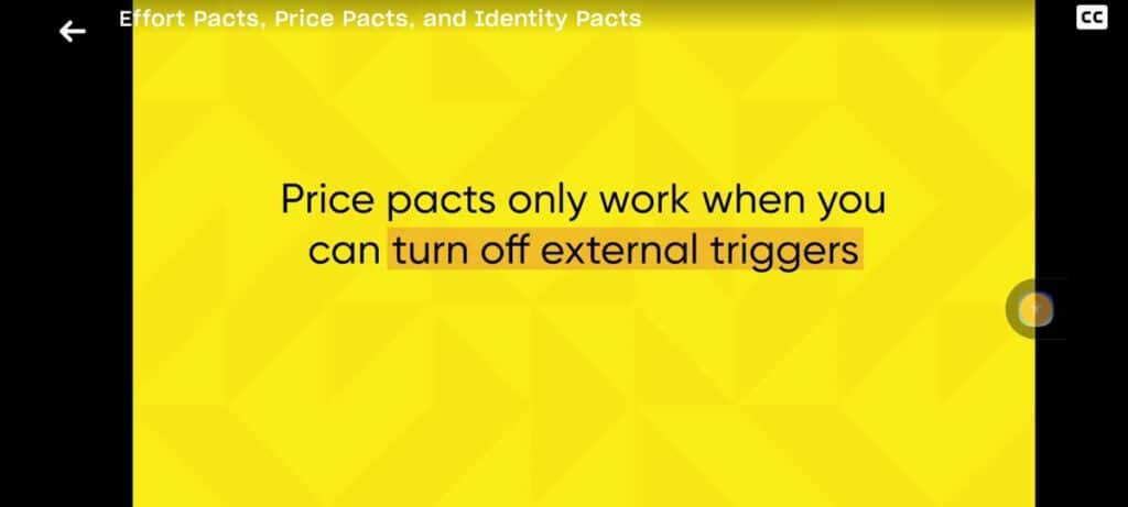 Slide on price pacts
