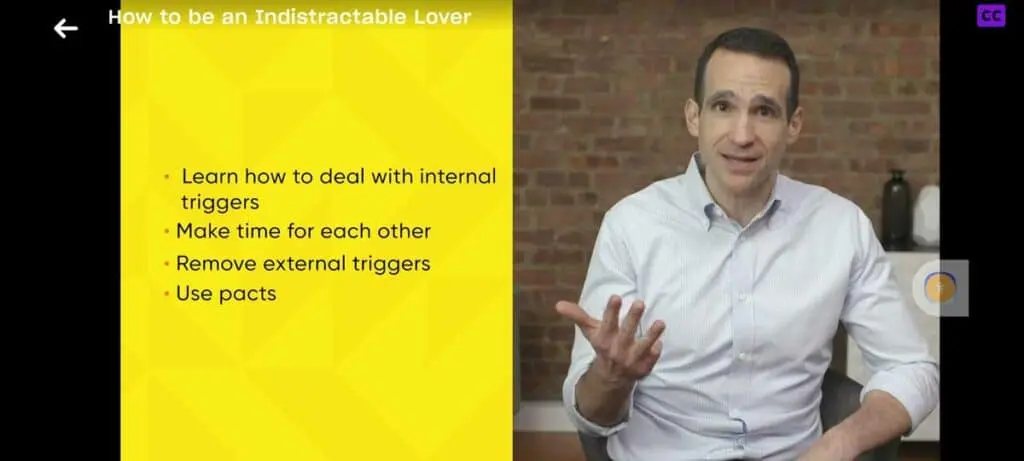 Slide on recreating intimacy