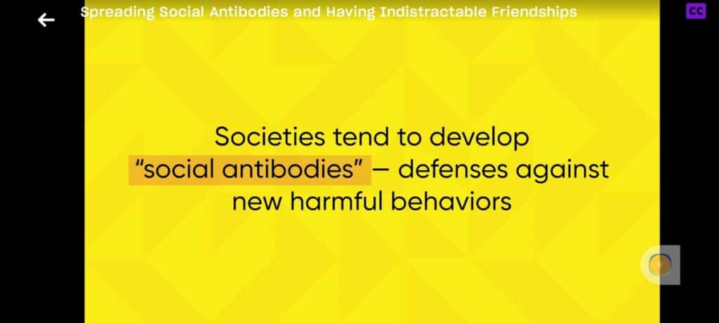 Slide on social antibodies