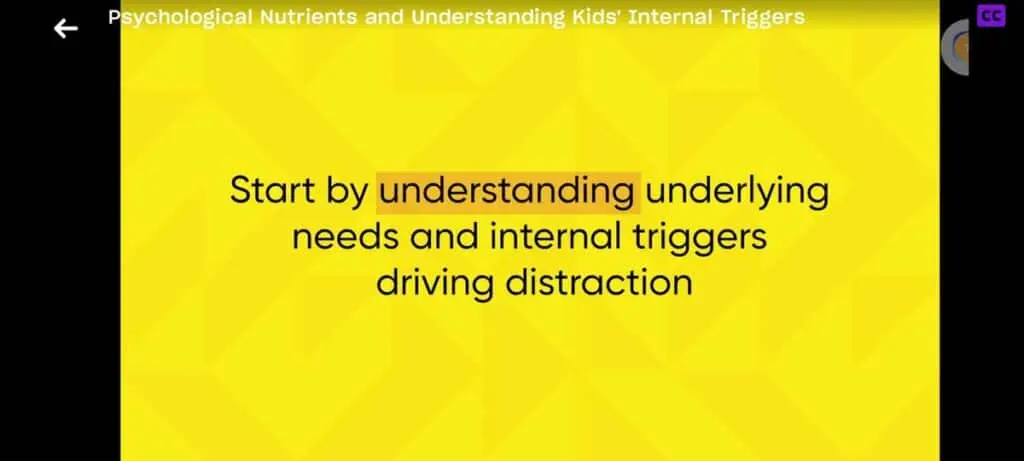 Slide on understanding underlying needs