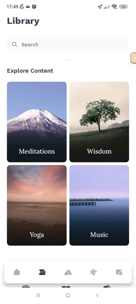 Meditations in the Art of Living app