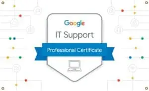 Google IT Support Professional Certificate on Coursera - badge