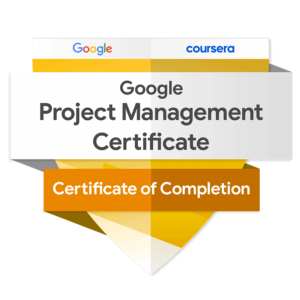 Google Project Management Professional Certificate on Coursera badge