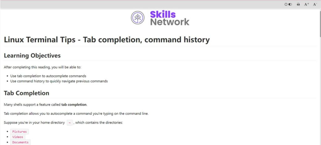 Screenshot from course 2 of the IBM Back-End Development Professional Certificate on Coursera
