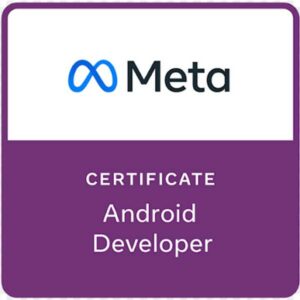 Badge of the Meta Android Developer Professional Certificate on Coursera