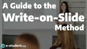 A guide to the Write-on-Slide method
