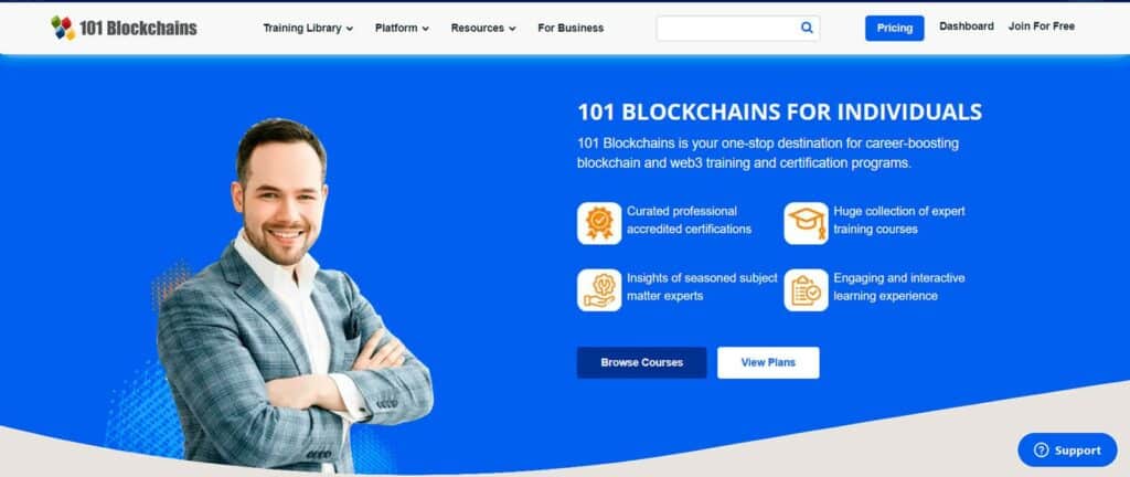 Services Offered by 101 Blockchains for Individuals