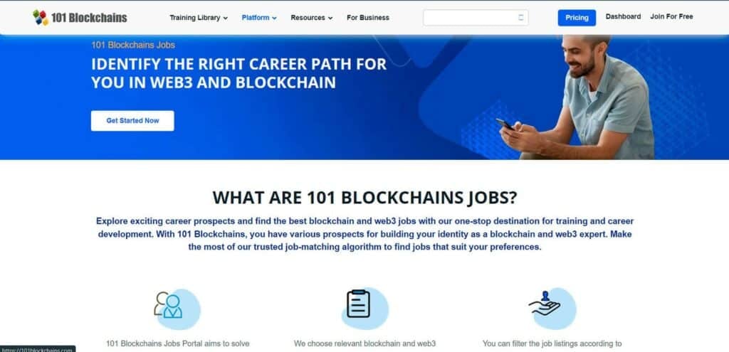 101 Blockchains Job Portal for Community Members