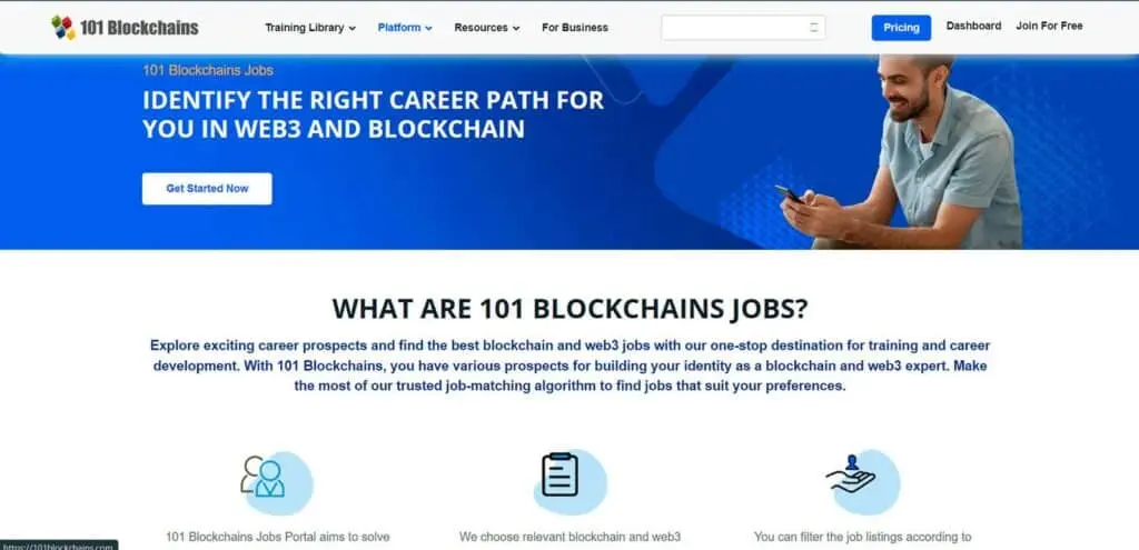 101 Blockchains Job Portal for Community Members